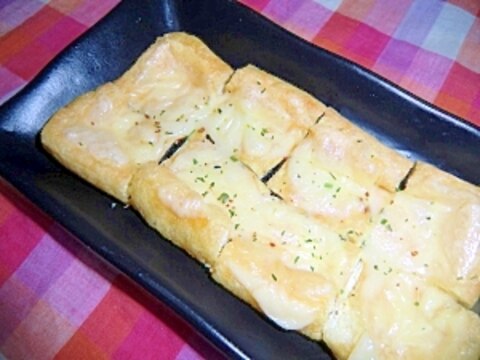 おあげさんのチーズマジックソルト焼き♪